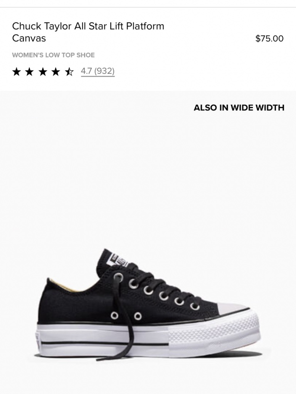 Chuck Taylor All Star Lift Platform Canvas